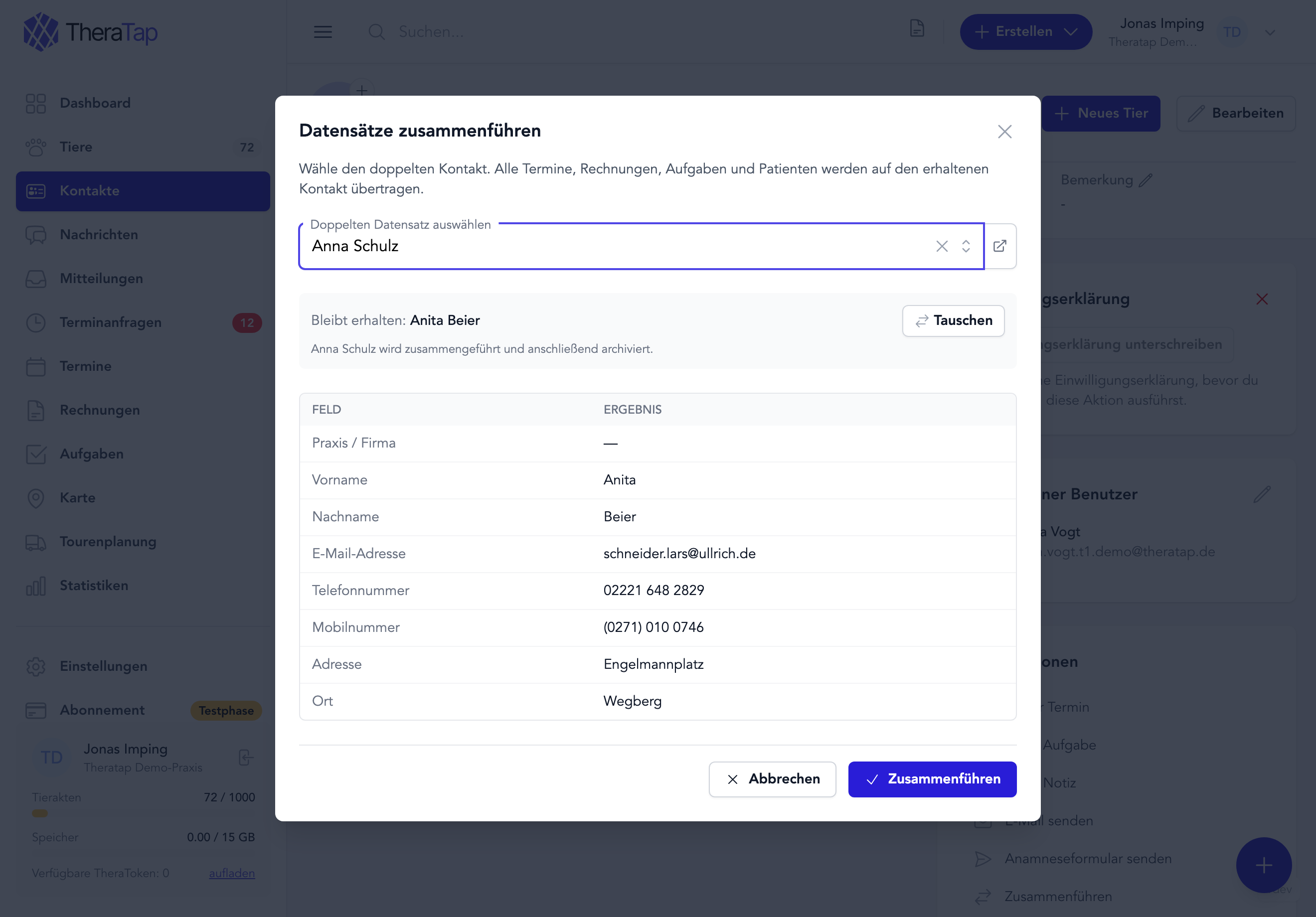Merge duplicates: no more double contacts