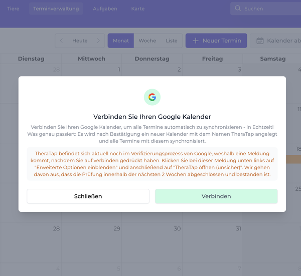 Google Calendar Synchronization