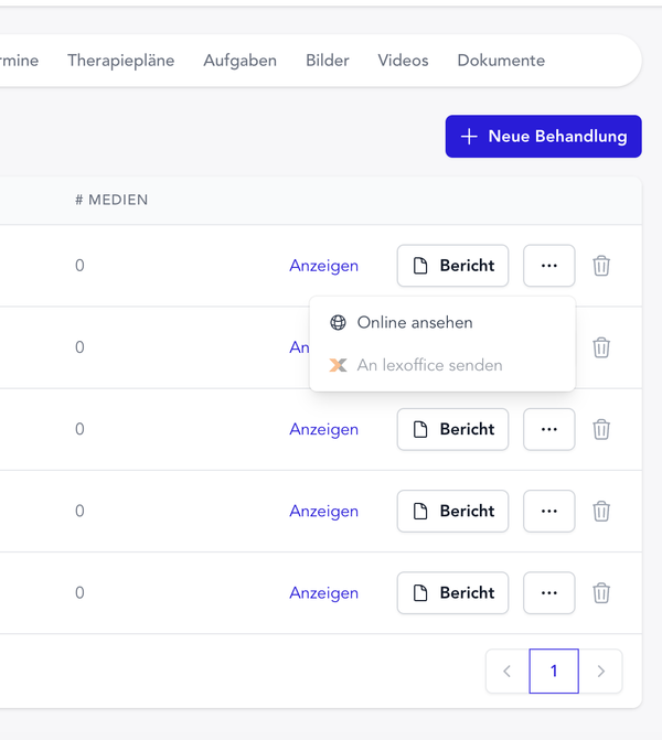 Lexoffice integration