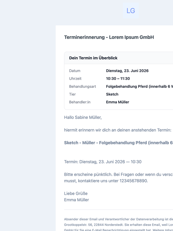 Appointment Reminders