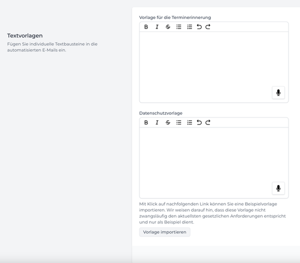 Template System